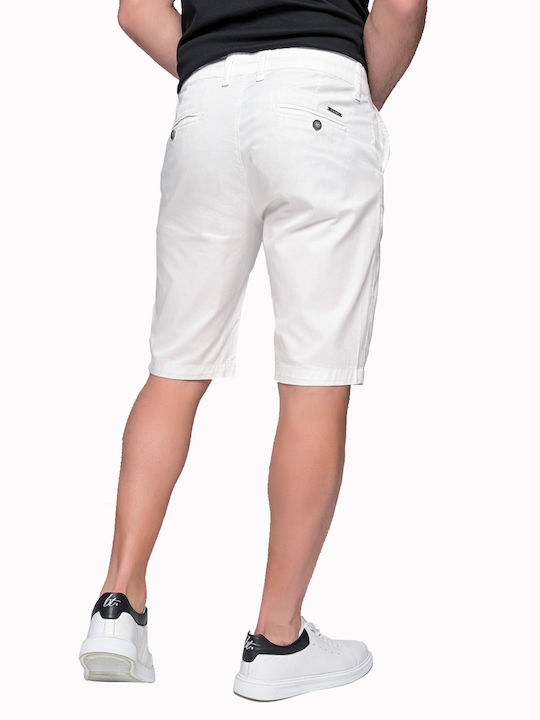 Ben Tailor Herrenshorts Chino Weiß