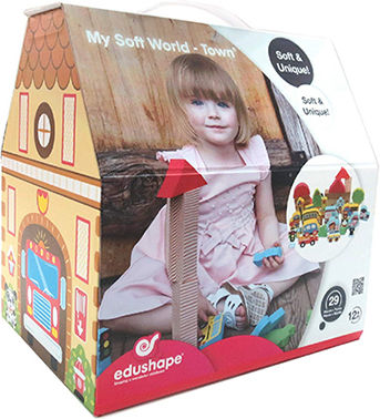 Edushape Τουβλάκια My World Town για 1+ Έτους 29τμχ