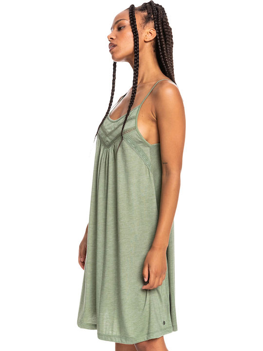 Rare Feeling Summer Midi Dress Khaki