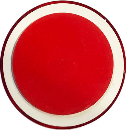 Proplast Truck Reflector Reflective Sticker and Screw Round 60mm Red