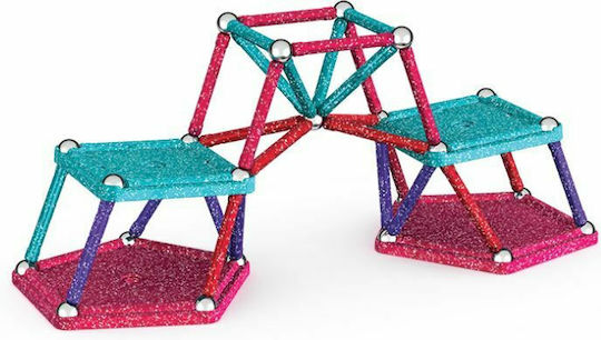 Geomag Μαγνητικό Παιχνίδι Κατασκευών Glitter για Παιδιά 3+ Ετών 536