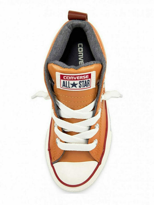 CHUCK TAYLOR ALL STAR STREET Παιδικά Sneakers High Καφέ