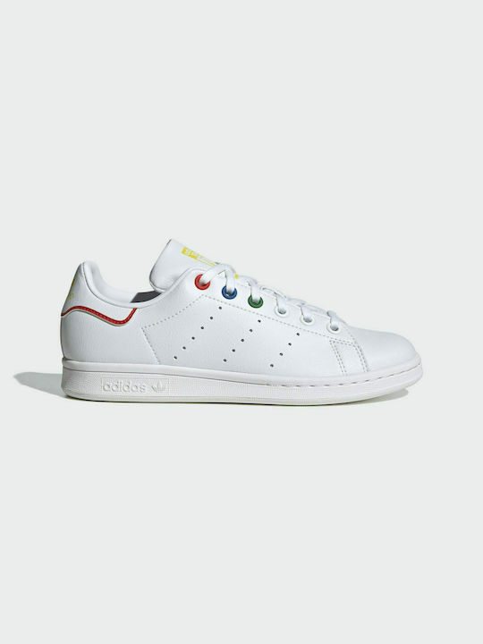 Adidas Παιδικά Sneakers Stan Smith Cloud White / Yellow / Blue