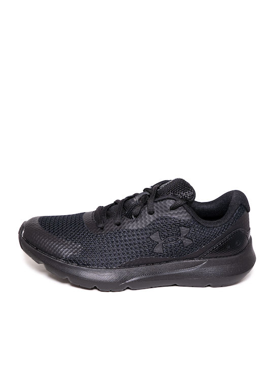 Bgs Surge Kids Sports Shoes Running with Laces Black