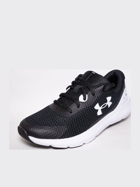 Bgs Surge Kids Sports Shoes Running with Laces Black