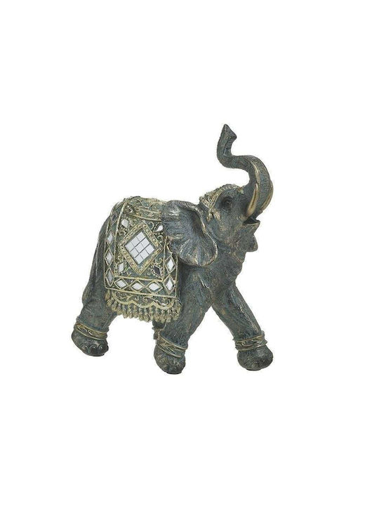 Inart Decorative Elephant Polyresin 14x6x16cm 1pcs