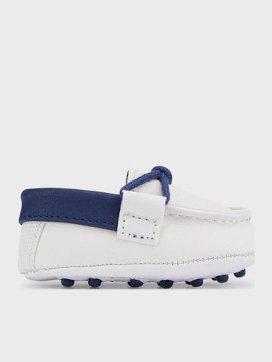 Mayoral Baby Moccasins White
