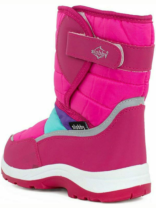 Παιδικές Γαλότσες mit Innenfutter Rosa