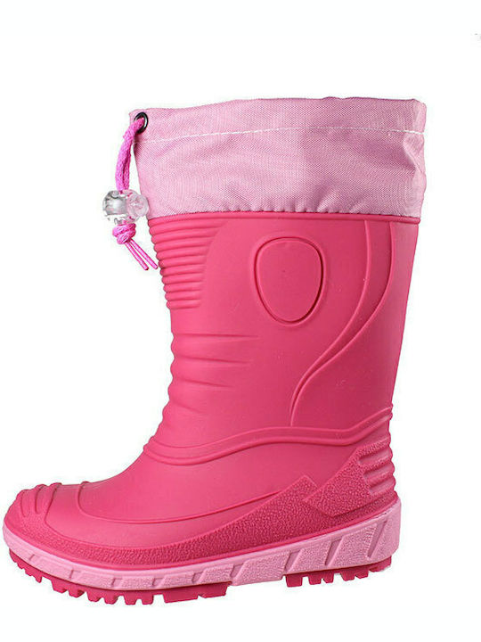 Cizme de cauciuc pentru copii P6501F Fuchsia