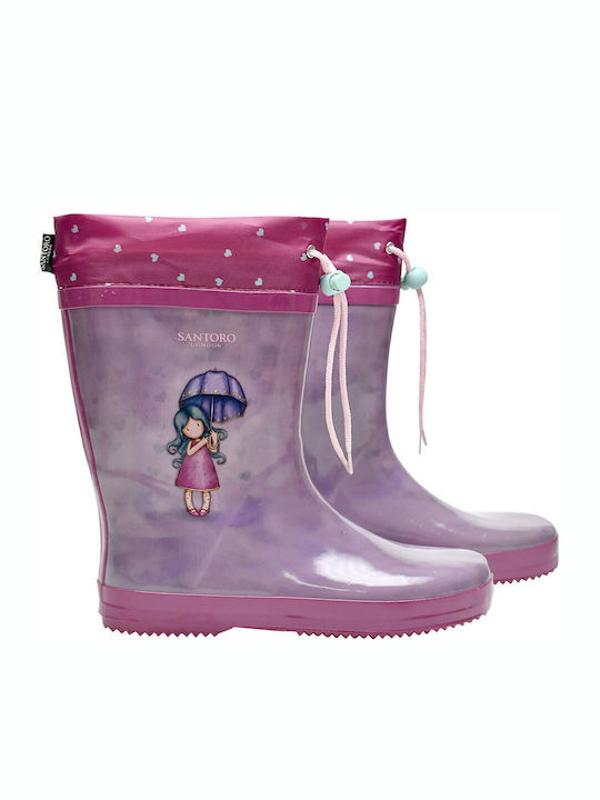 Cizme de cauciuc pentru copii Sunshine Violet
