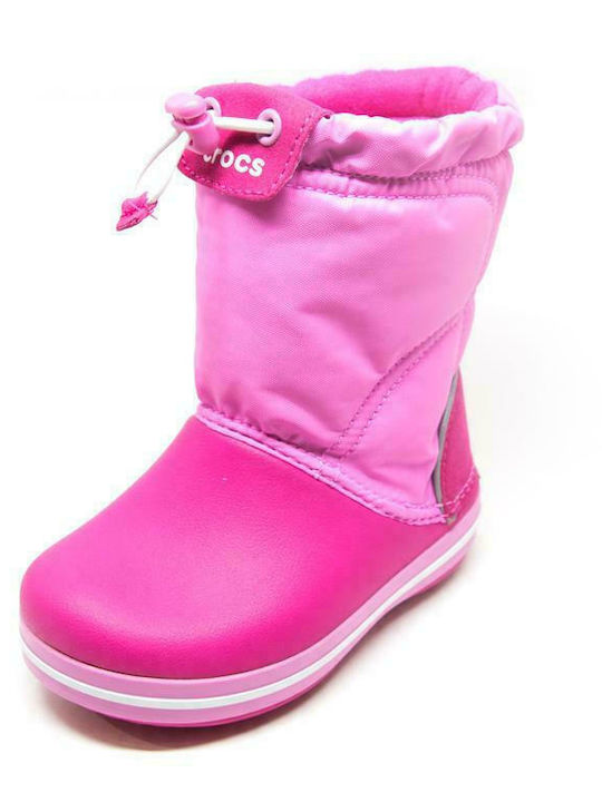 Crocband Lodgepoint Anatomische Kinder-Schneestiefel Rosa