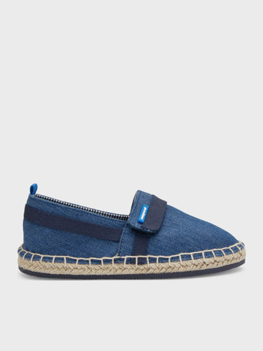 Kids Espradrilles with Hoop & Loop Closure Blue
