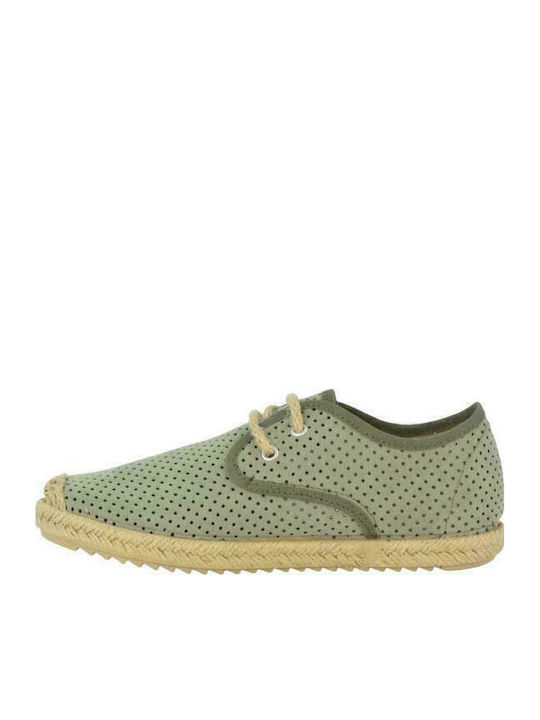 Kids Espradrilles with Laces Khaki