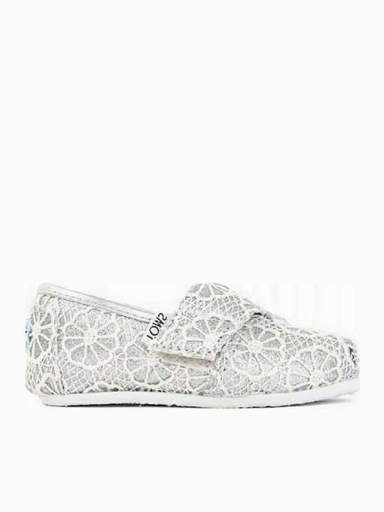 Kids Espradrilles with Hoop & Loop Closure Gray Alpargata Classic Canvas Tiny