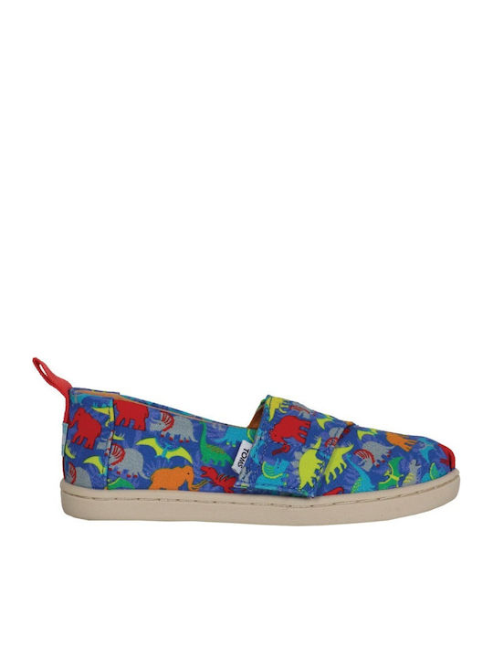 Kids Espradrilles with Hoop & Loop Closure Blue Alpargata