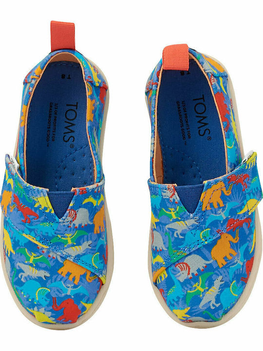 Kids Espradrilles with Hoop & Loop Closure Blue Alpargata