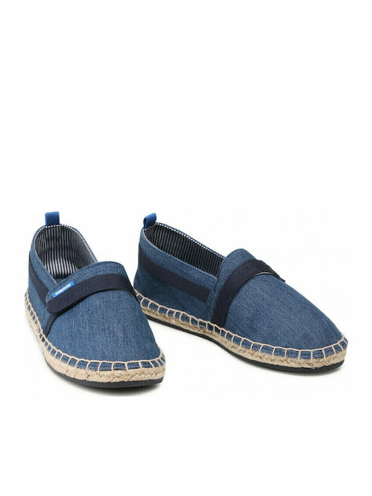 Kids Espradrilles with Hoop & Loop Closure Blue