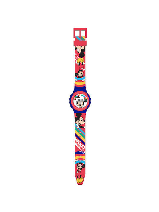 Kids Licensing Kinder Digitaluhr mit Kautschuk/Plastik Armband Mehrfarbig