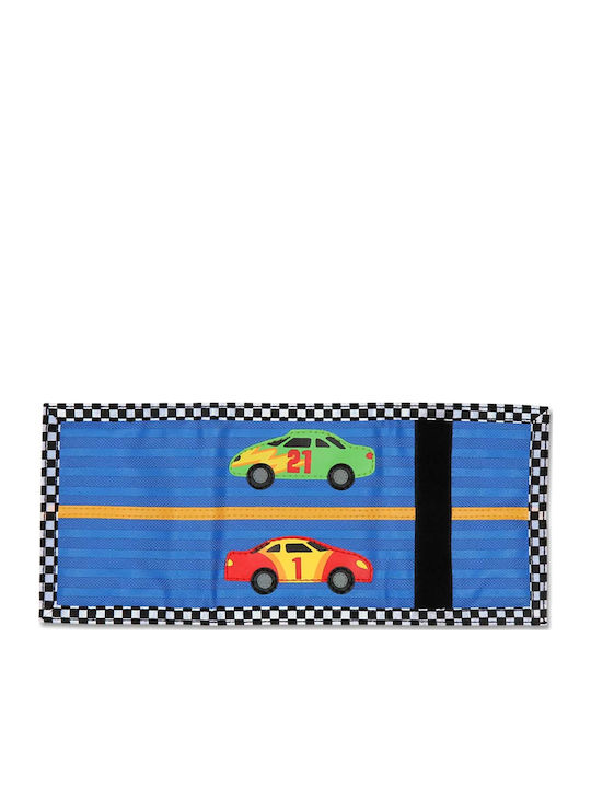 Stephen Joseph Race Car Παιδικό Πορτοφόλι Κερμάτων με Σκρατς Μπλε