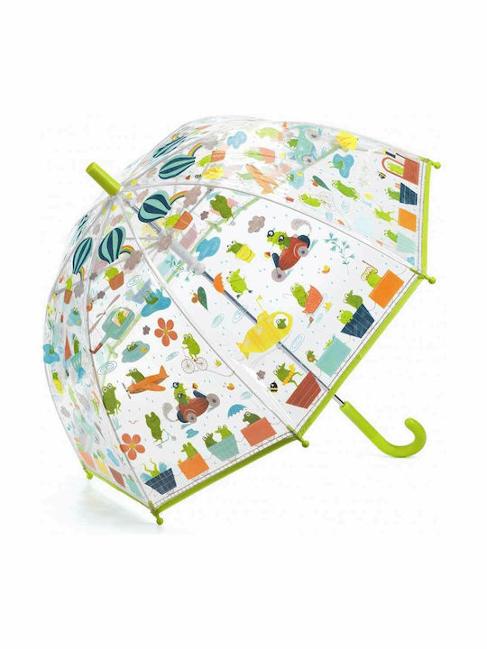 Djeco Frogs Curved Handle Multicolour 70cm Djeco Frogs Curved Handle Multicolour 70cm