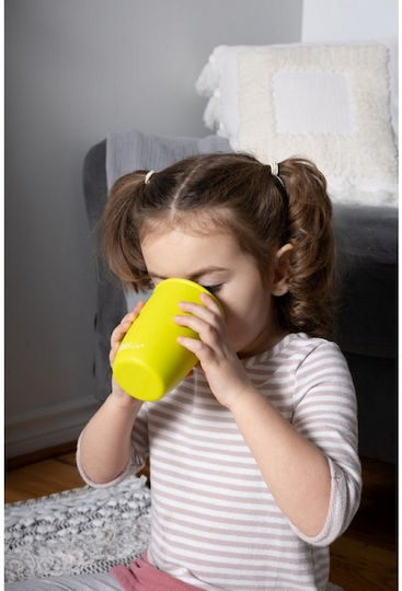 Bbluv Educational Sippy Cup Silicone with Handles Yellow for 4m+m+ 240ml