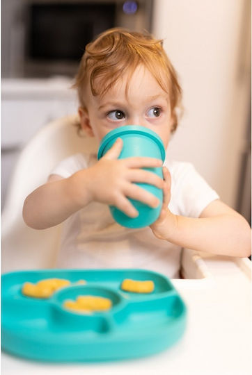 Bbluv Educational Sippy Cup Silicone with Handles Green for 4m+m+ 240ml