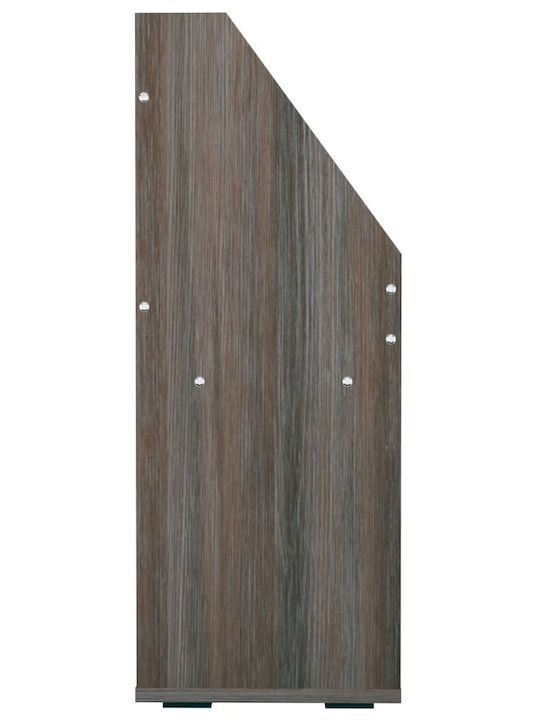 Παιδική Ραφιέρα Δαπέδου Γκρι/Sonoma Δρυς 71x30x78.5εκ.
