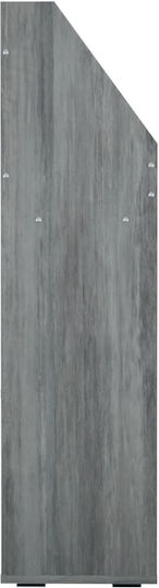 Kids Floor Shelving Unit Gray 71x30x114 cm