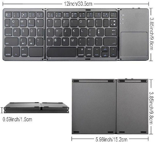 34.915.0860 Wireless Bluetooth Keyboard with Touchpad English US