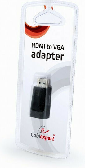Cablexpert Μετατροπέας HDMI male σε VGA female 1τμχ AB-HDMI-VGA-001