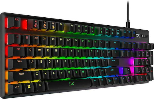 HyperX Alloy Origins Aqua Switches Gaming Tastatură Mecanică Tenkeyless cu iluminare RGB (Engleză US)