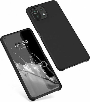 KWmobile Rubber Back Cover Σιλικόνης Μαύρο (Mi 11 Lite / 11 Lite 5G / 11 Lite 5G NE)