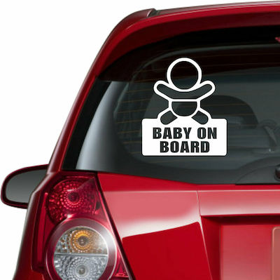 Semn Baby on Board cu Autocolant