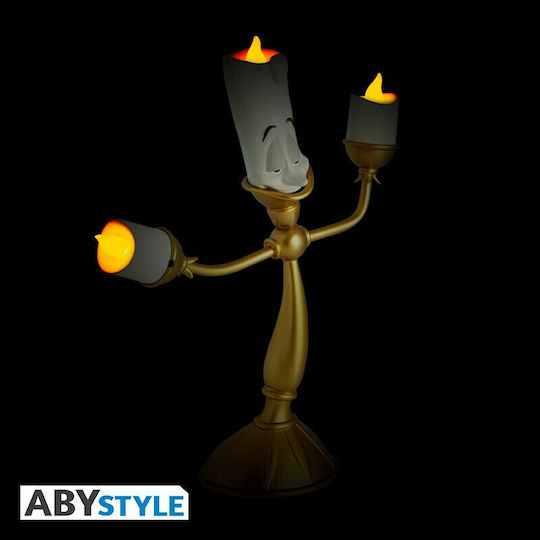 Abysse LED Детско Декоративно Осветление Beauty and the Beast Златист 24x9x31εκ.