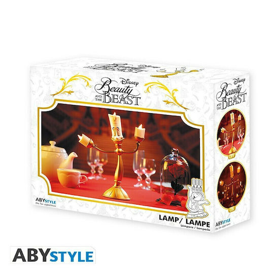 Abysse LED Детско Декоративно Осветление Beauty and the Beast Златист 24x9x31εκ.