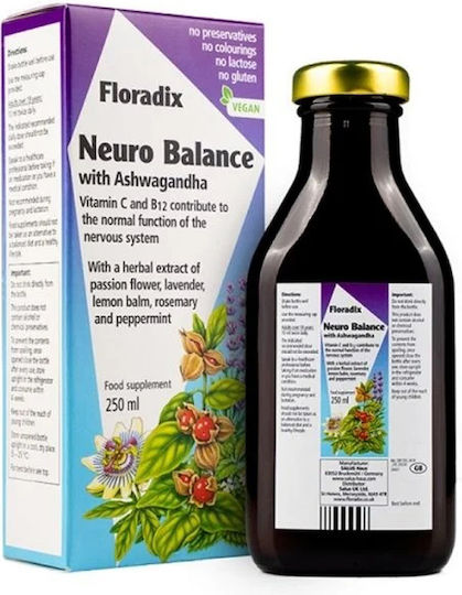 Salus Haus Floradix Neuro Balance Special Food Supplement 250ml