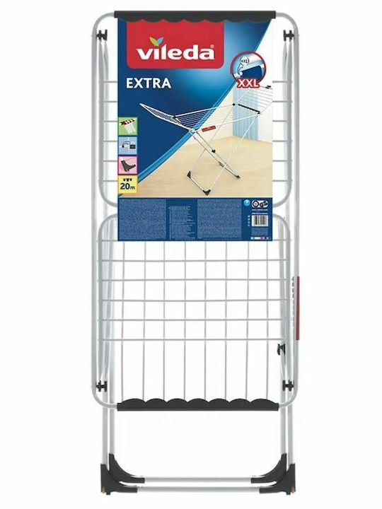 Vileda Extra X-Legs Сгъваем Аплъстра Подов с Дължина на Разпъване 20м