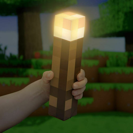 Paladone Детско Декоративно Осветление Torch Жълт 6x6x28εκ.