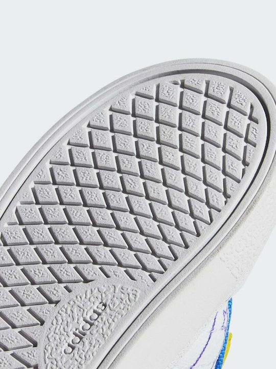 Kids Sneakers with Scratch Cloud White / Yellow / Bright Blue