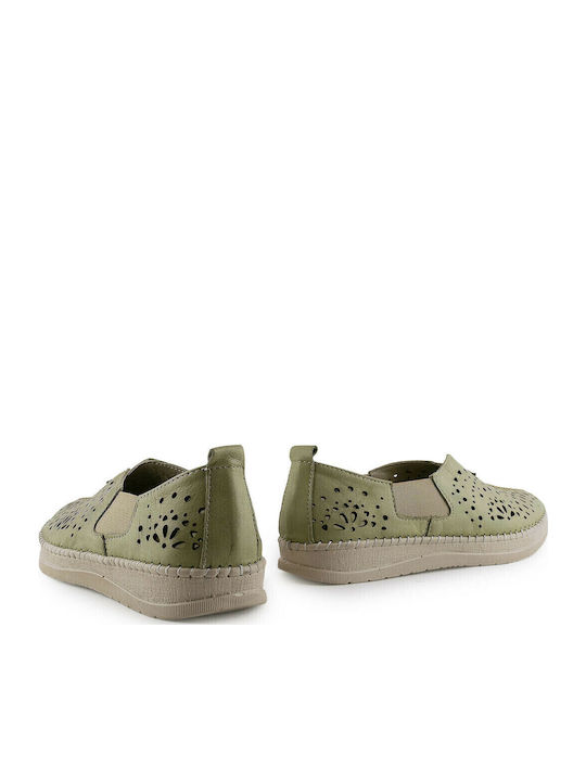 Ανατομικά Γυναικεία Slip-On Λαδί