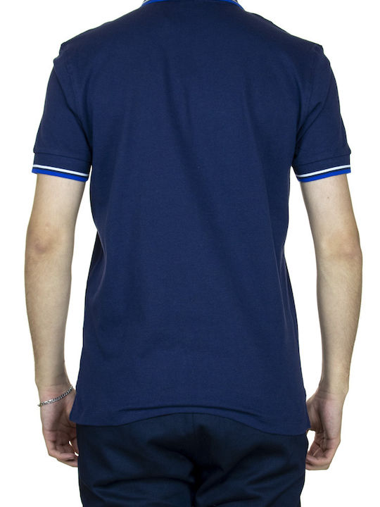 Celio Men's Short Sleeve Blouse Polo Navy Blue