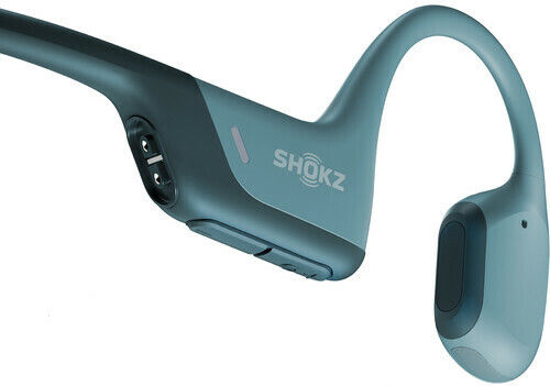 Shokz OpenRun Pro Bone Conduction Bluetooth Handsfree Earphones with Sweat Resistance Blue