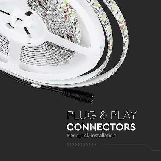 V-TAC Αδιάβροχη Ταινία LED 12V RGB Φως 5m Τύπου SMD5050