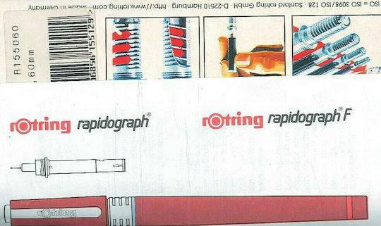 Rotring Isograph Ραπιδογράφος 0.6mm