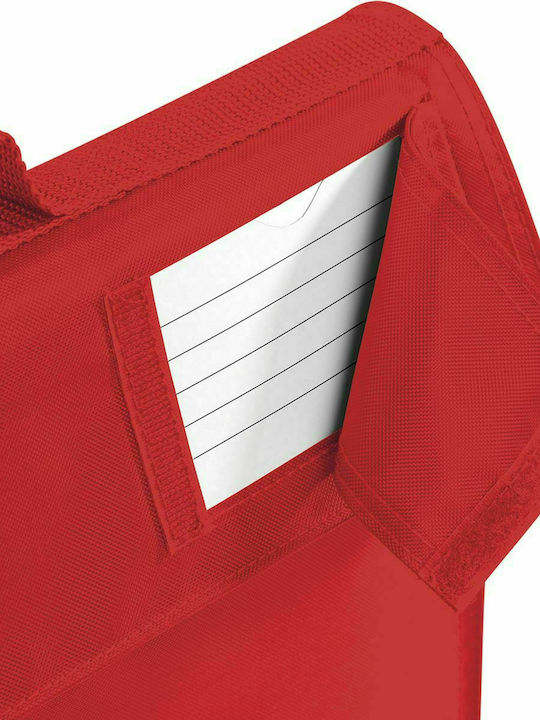 Quadra Stofftasche für Entwürfe mit Ösen und Handgriff 37x6x30cm Rote