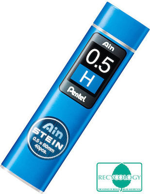 Pentel 40 Minen für Bleistifte Ainstein Stärke 0.5mm Typ H