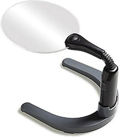 Opto Lupe mit Licht x2 130mm