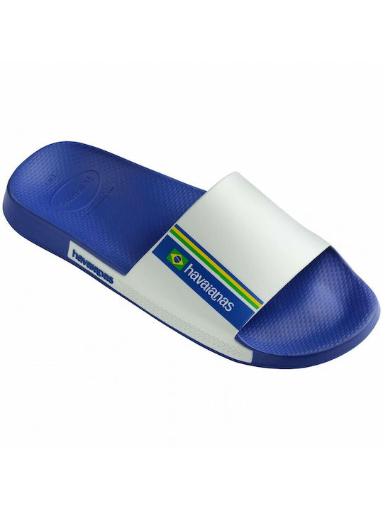 Brazil Men's Slides White