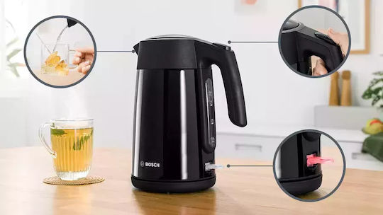 Bosch Kettle 1.7lt 2400W Black