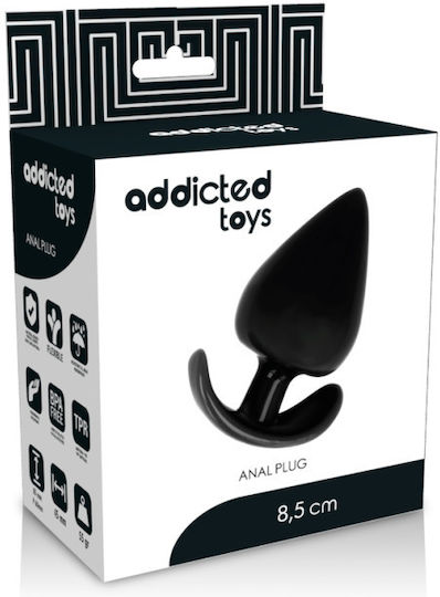 Addicted Toys Addicted Toys Anal Plug Black 8.5cm